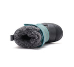 D.D.Step ghete baieti imblanite Ponte20 supinati Aqua-Tex 22-27 Black cu om de zapada