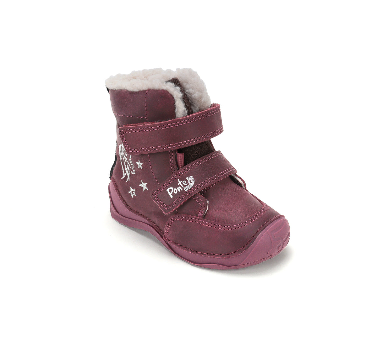 D.D.Step ghete fete imblanite Ponte20 supinati 22-27 Raspberry cu unicorn