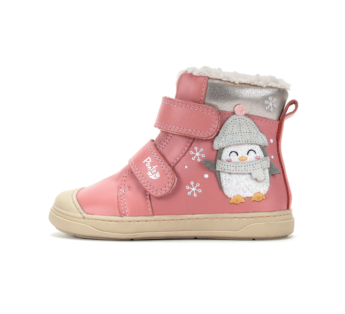 D.D.Step ghete fete imblanite Ponte20 supinati 22-27 Strawberry cu pinguin
