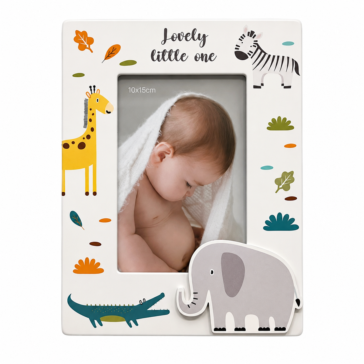 Gedeon rama foto pentru bebelusi din MDF decorat 0m+ White Lovely Little One Imagine principală a produsului