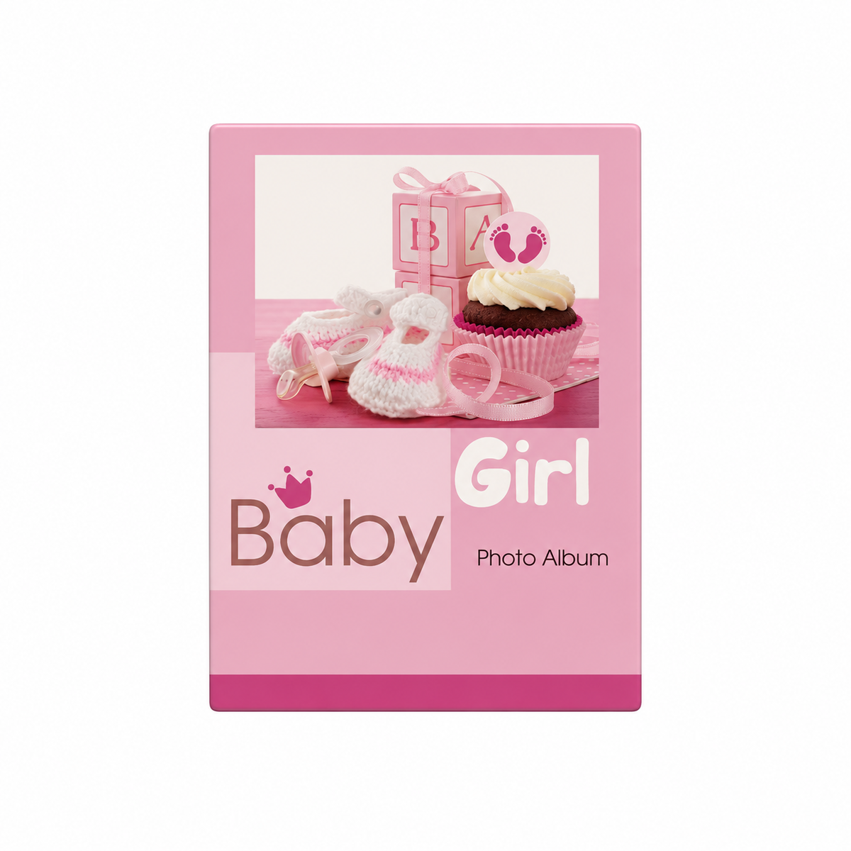 Gedeon album foto beblusi 10x15 cm pentru 36 poze 0m+ Roz Girl Imagine principală a produsului