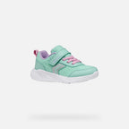 Geox pantofi fete sport Sprintye Junior 28-36 Sea Green/Pink