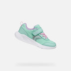 Geox pantofi fete sport Sprintye Junior 28-36 Sea Green/Pink
