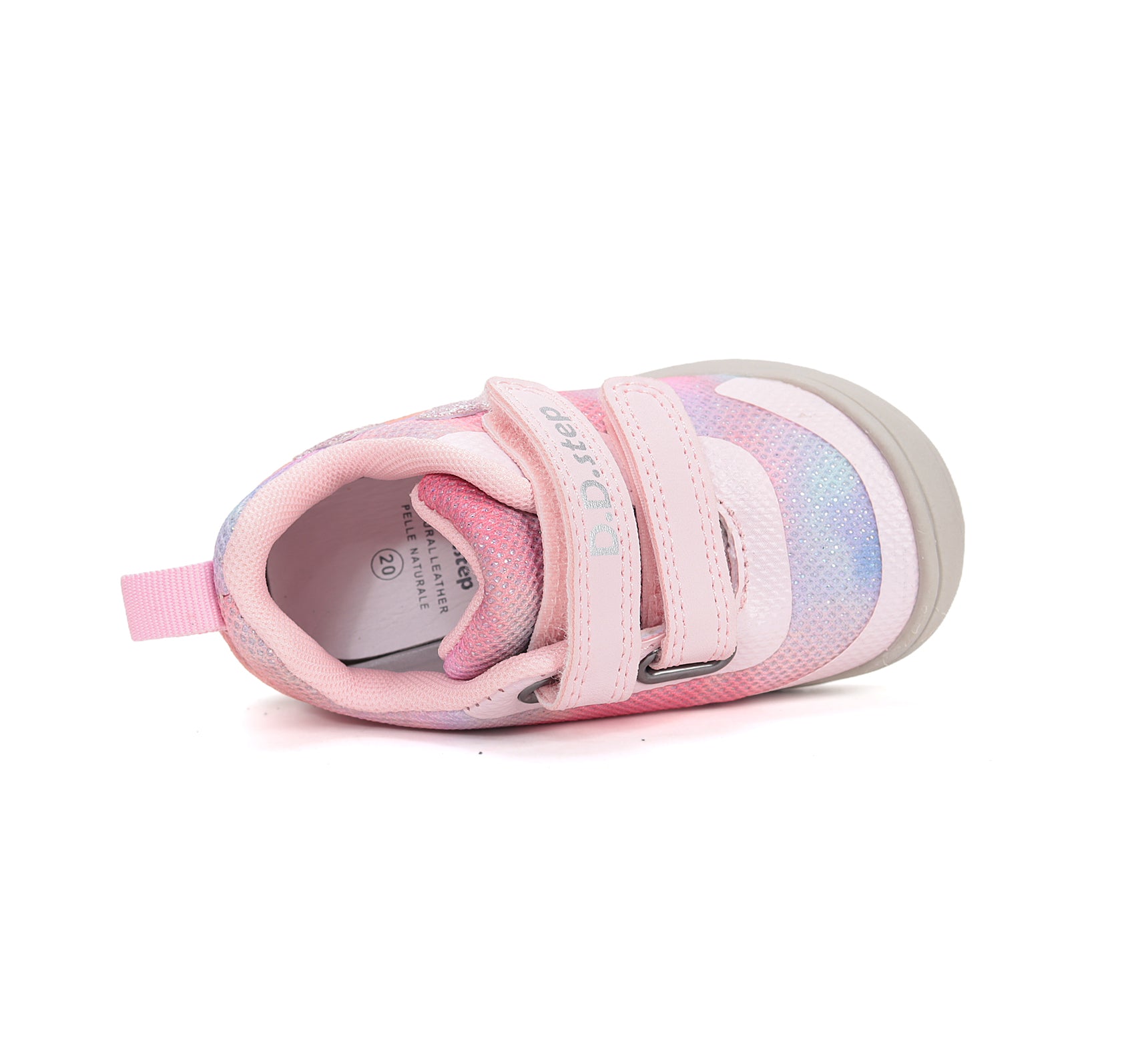 D.D.Step pantofi fete sport 20-31 Strawberry cu inimioare