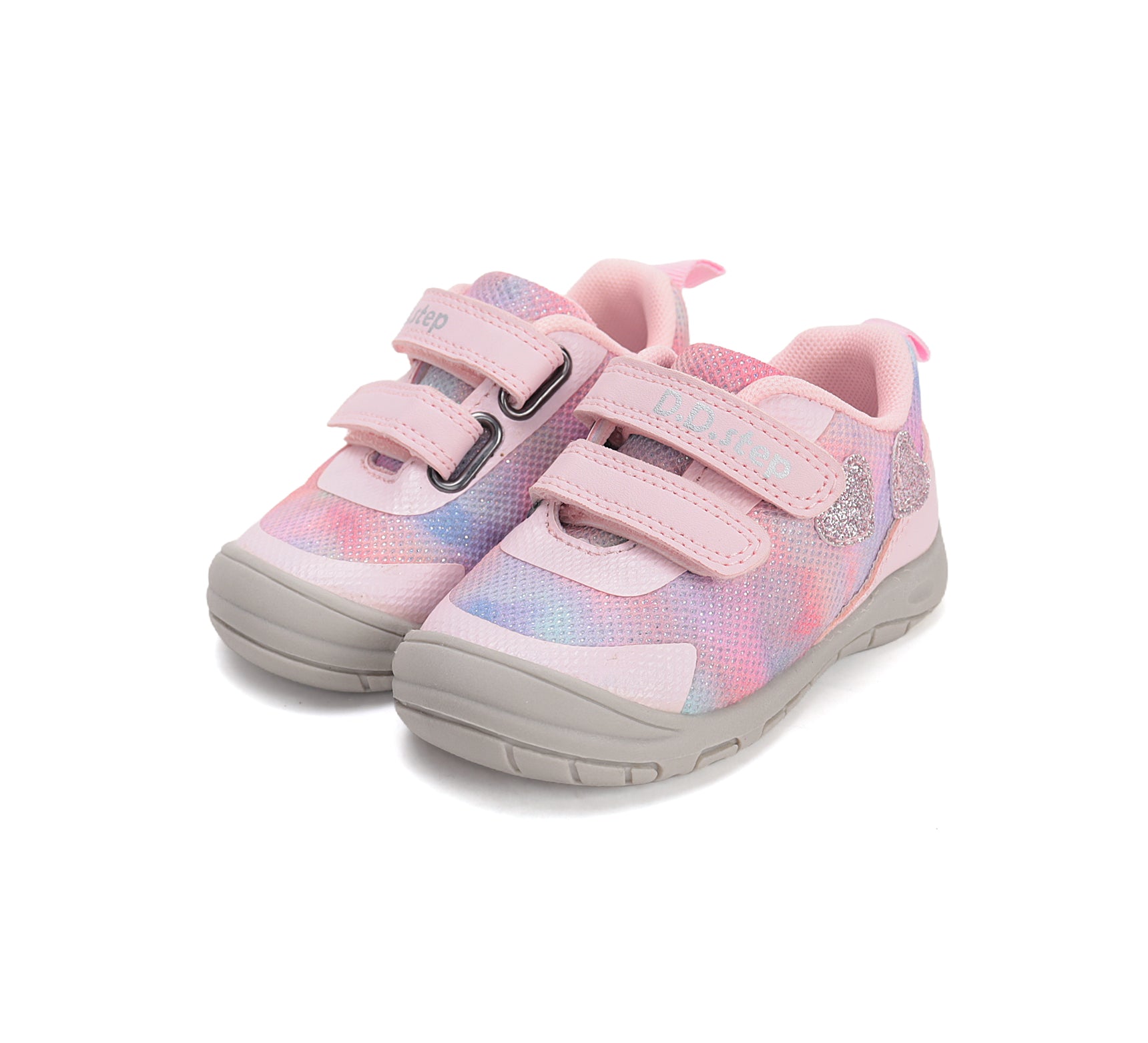 D.D.Step pantofi fete sport 20-31 Strawberry cu inimioare Imagine principală a produsului