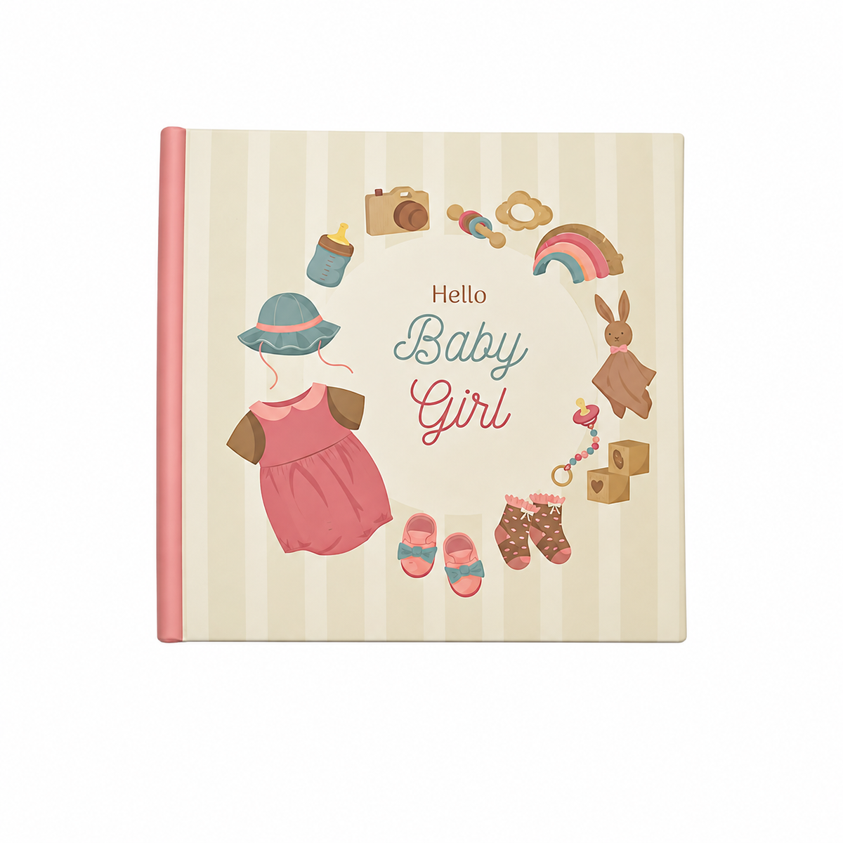Gedeon album foto beblusi 10x15 cm pentru 200 poze 0m+ Hello Baby Girl Imagine principală a produsului