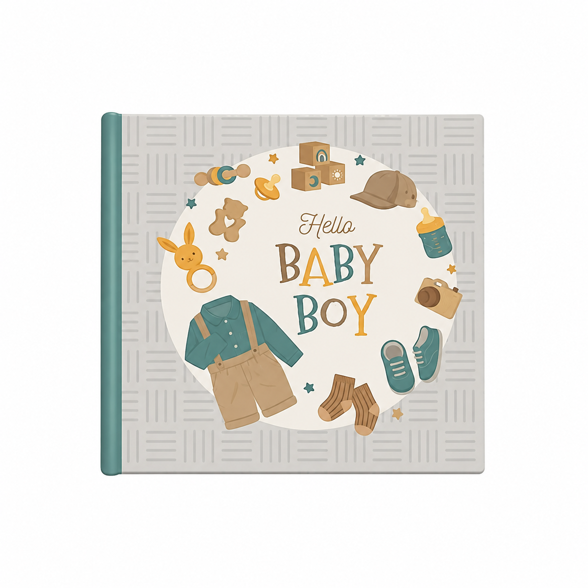 Gedeon album foto beblusi 10x15 cm pentru 200 poze 0m+ Hello Baby Boy Imagine principală a produsului