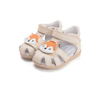 D.D.Step sandale baieti 18-25 Cream cu vulpe