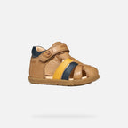 Geox sandale baieti Macchia Baby 18-26 Whisky/Navy