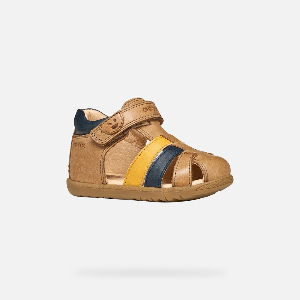 Geox sandale baieti Macchia Baby 18-26 Whisky/Navy