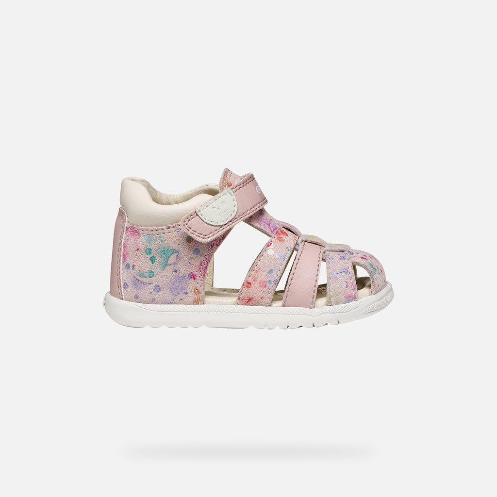 Geox sandale fete Macchia Baby 18-26 Light Rose/Multicolor Imagine secundară a produsului