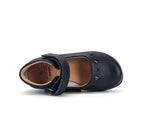 D.D.Step pantofi fete Barefoot decupati 26-37 Royal Blue cu inimioare decupate
