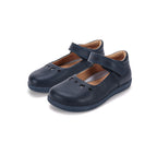 D.D.Step pantofi fete Barefoot decupati 26-37 Royal Blue cu inimioare decupate