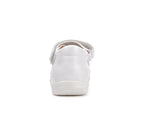 D.D.Step pantofi fete decupati 26-31 White cu inimioare aplicate