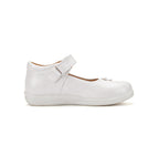 D.D.Step pantofi fete decupati 26-31 White cu inimioare aplicate