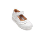 D.D.Step pantofi fete decupati 26-31 White cu inimioare aplicate