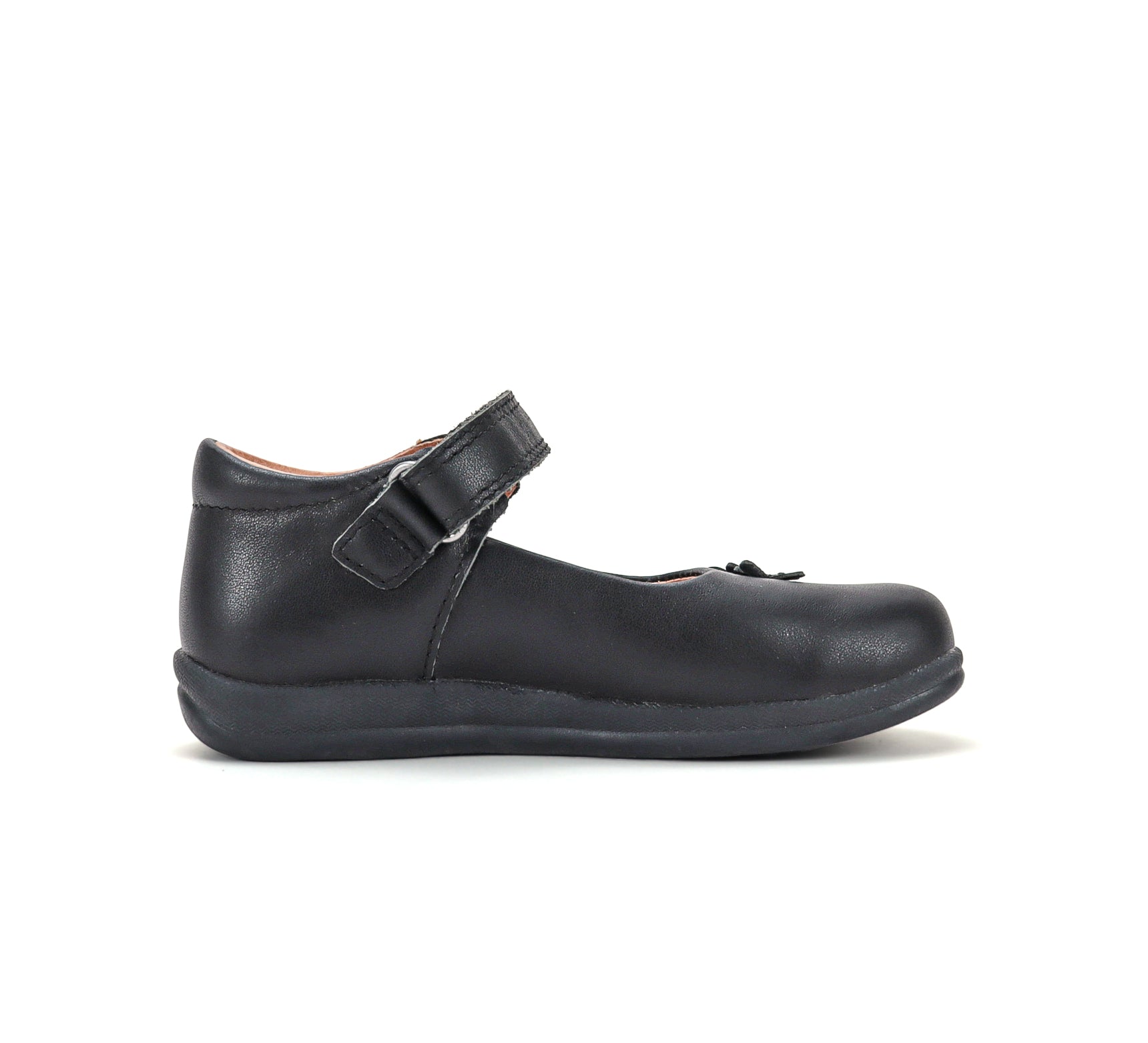D.D.Step pantofi fete decupati 26-37 Black cu inimioare aplicate