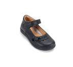 D.D.Step pantofi fete decupati 26-37 Black cu inimioare aplicate