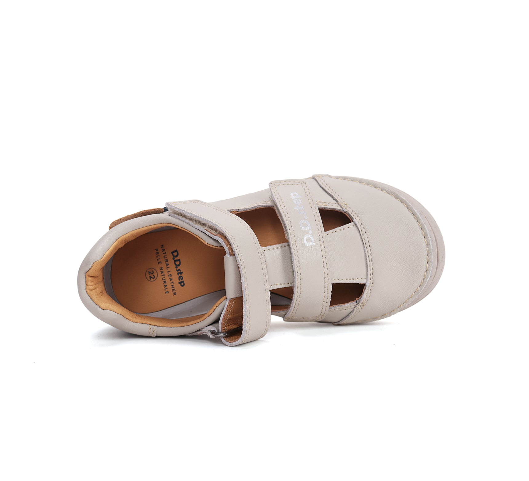 D.D.Step pantofi baieti decupati 26-31 Cream