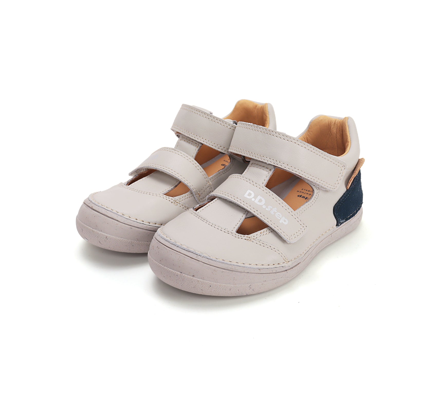 D.D.Step pantofi baieti decupati 26-31 Cream