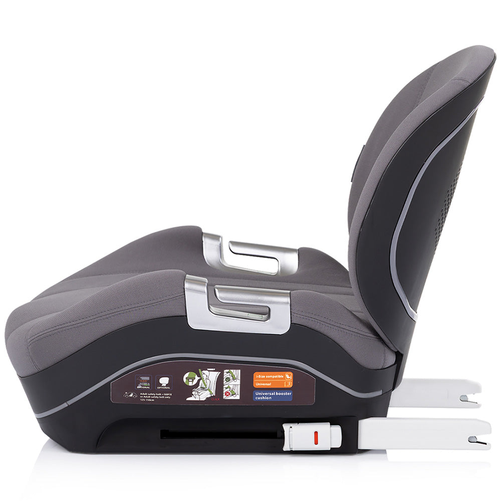 Chipolino inaltator auto Genesis I-Size 125-150 cm cu sistem Isofix Charcoal