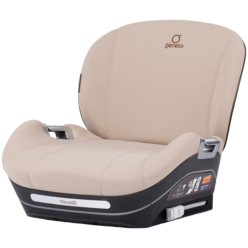 Chipolino inaltator auto Genesis I-Size 125-150 cm cu sistem Isofix Latte