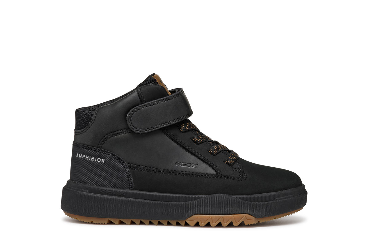 Geox ghete baieti captusite BUNSHEE AmphibioxTEX Waterproof 28-39 Black