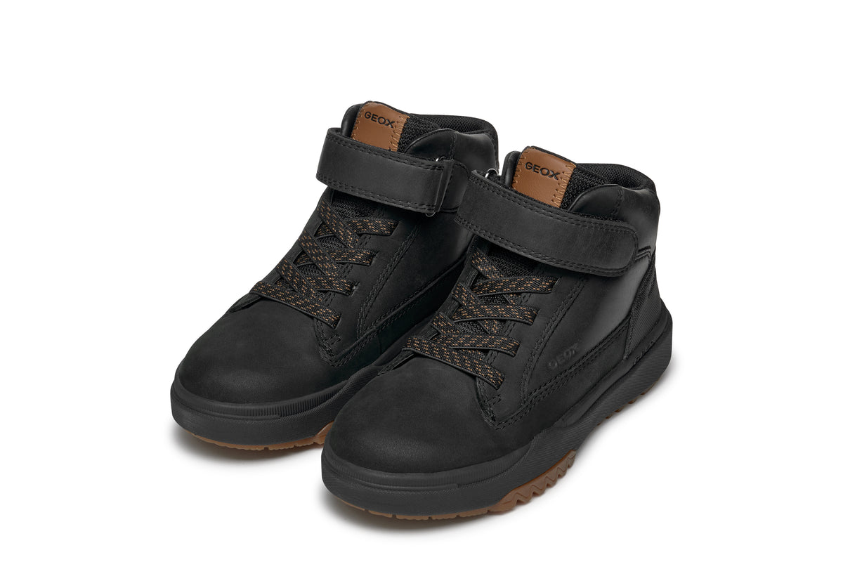 Geox ghete baieti captusite BUNSHEE AmphibioxTEX Waterproof 28-39 Black