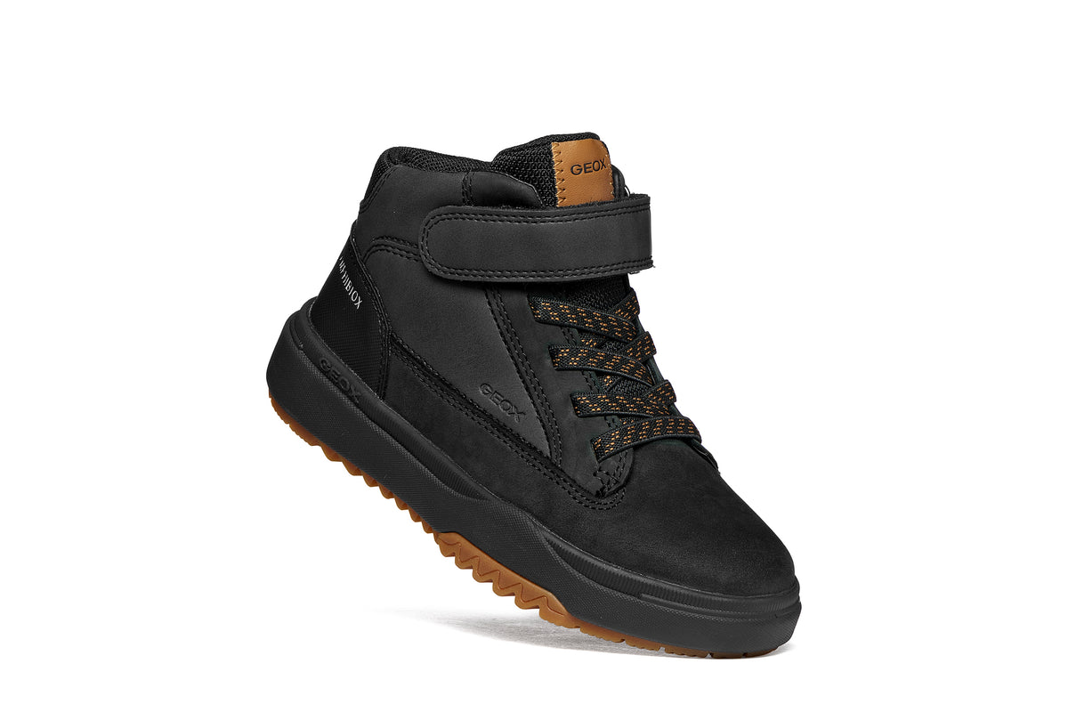 Geox ghete baieti captusite BUNSHEE AmphibioxTEX Waterproof 28-39 Black