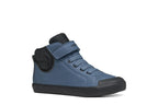 Geox Respira pantofi baieti captusiti Gisli 28-36 Avio/Black
