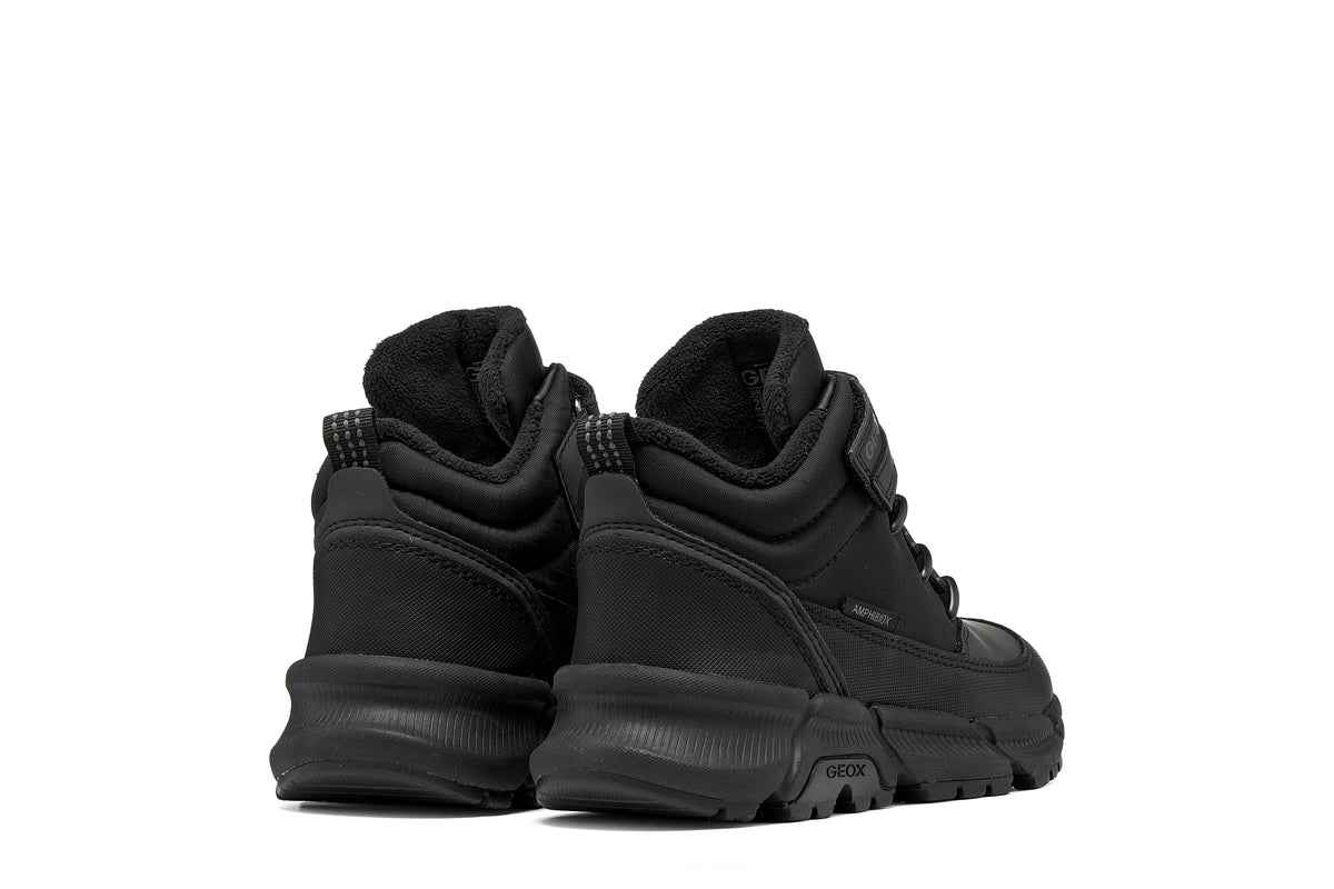 Geox ghete baieti captusite FLEXYPER PLUS AmphibioxTEX Waterproof 28-38 Black