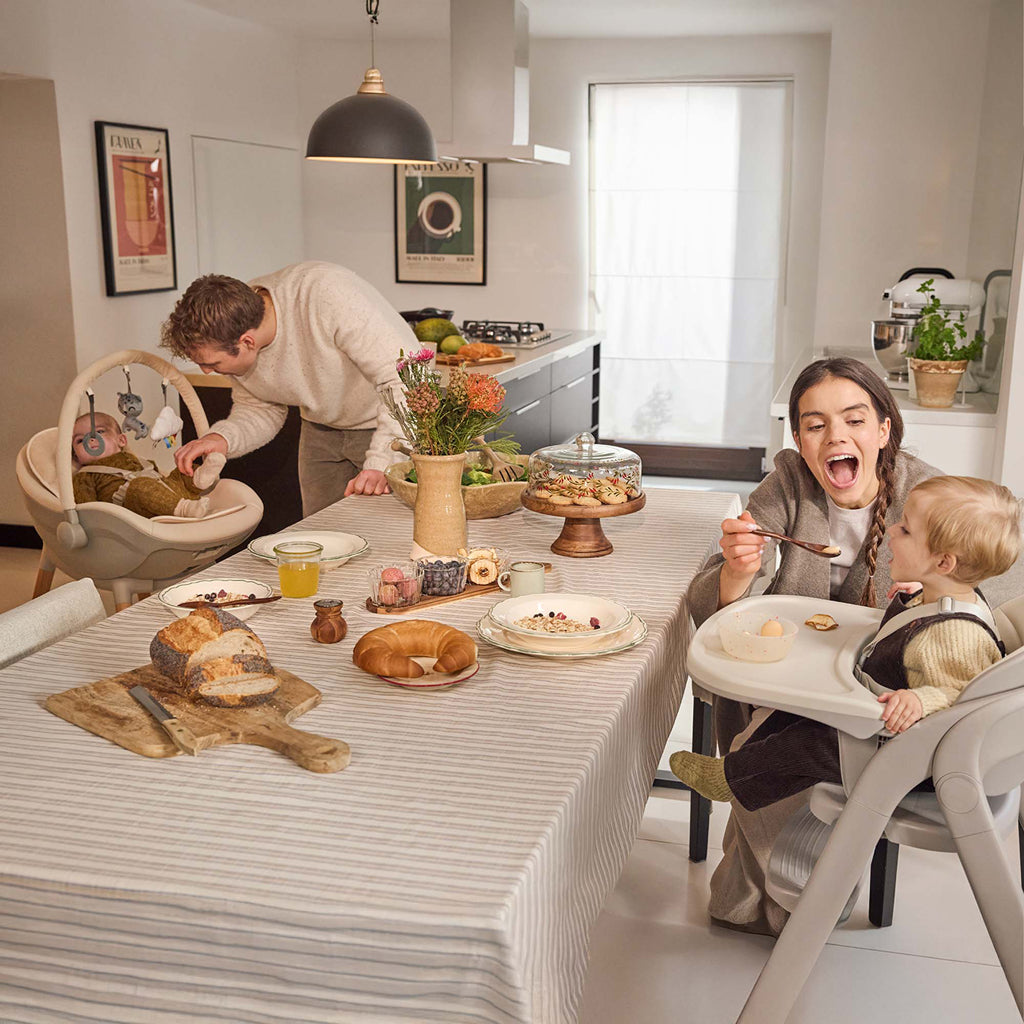 Kinderkraft scaun de masa 3in1 Tino 6m+ Beige