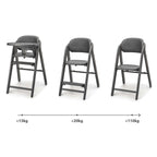 Kinderkraft scaun de masa 3in1 Tino 6m+ Grey