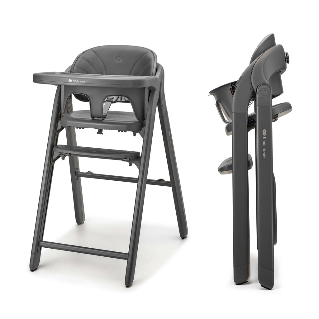 Kinderkraft scaun de masa 3in1 Tino 6m+ Grey Imagine principală a produsului