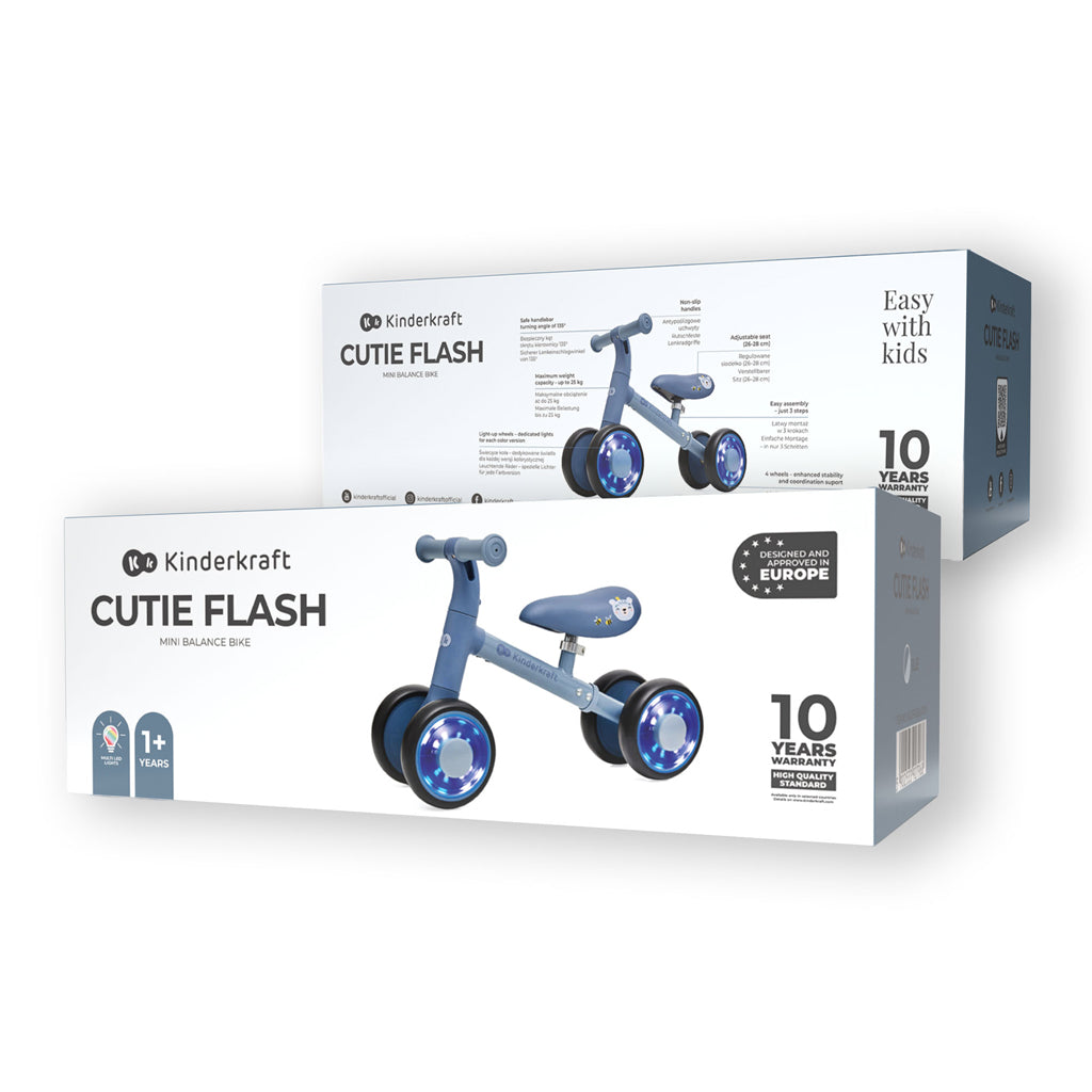 Kinderkraft bicicleta de echilibru CUTIE FLASH 12m+ Blue