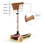 Kinderkraft trotineta si scooter 2in1  RAKET UP cu LED 12m+ Beige