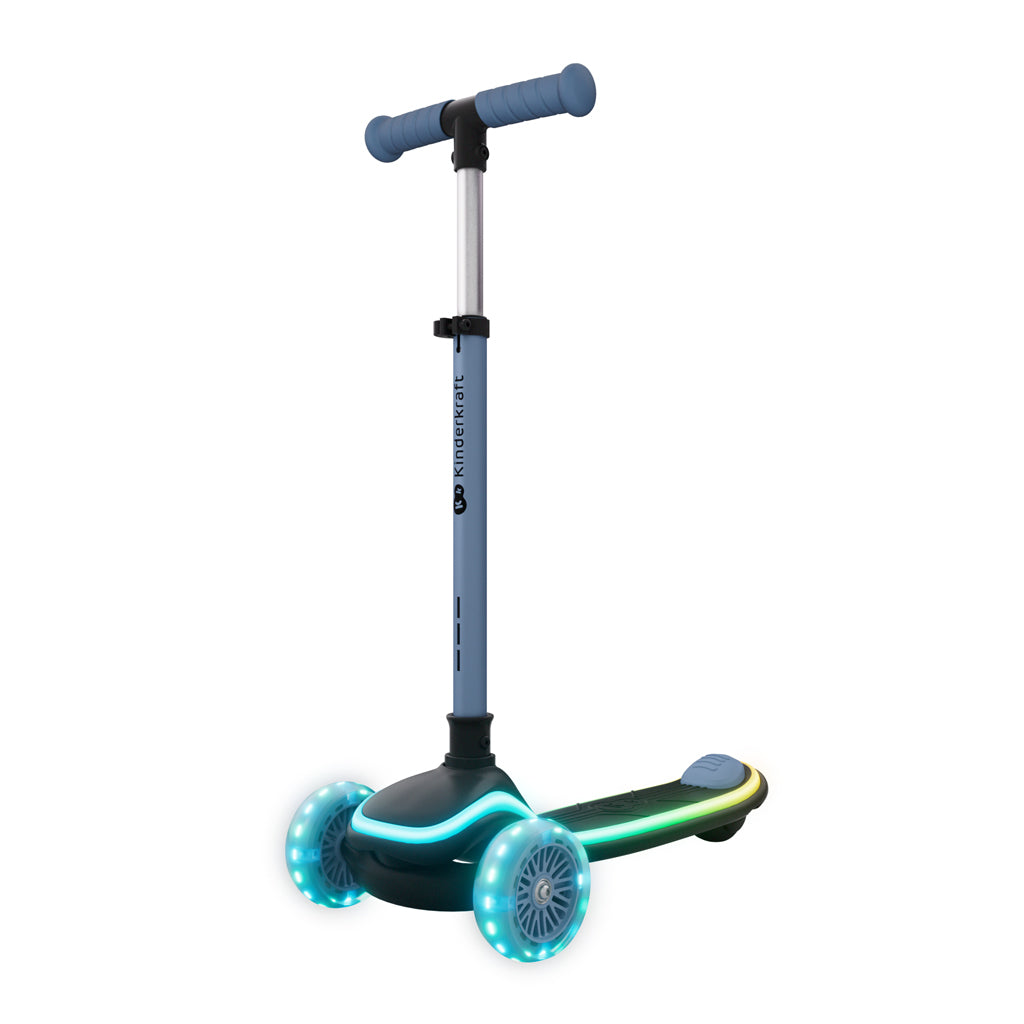 Kinderkraft trotineta si scooter 2in1  RAKET UP cu LED 12m+ Blue
