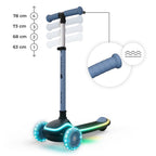 Kinderkraft trotineta si scooter 2in1  RAKET UP cu LED 12m+ Blue