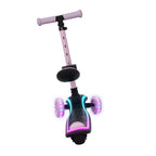 Kinderkraft trotineta si scooter 2in1  RAKET UP cu LED 12m+ Pink