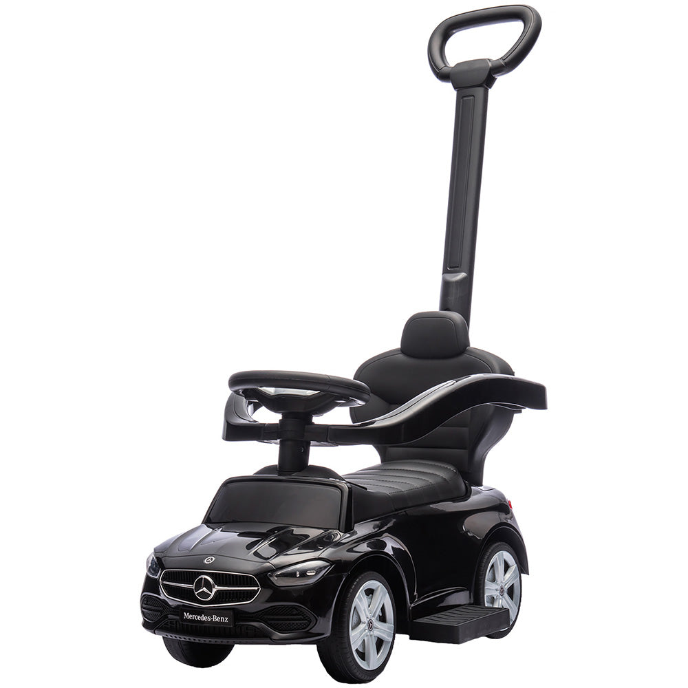Chipolino masinuta de impins Mercedes Benz C-Class cu maner 1-3 ani Black