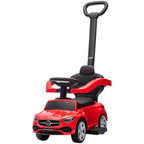 Chipolino masinuta de impins Mercedes Benz C-Class cu maner 1-3 ani Red