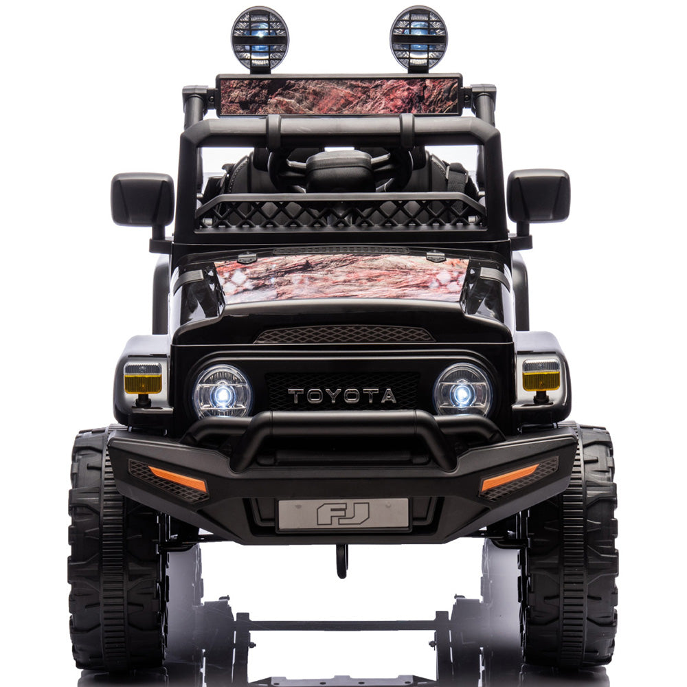 Chipolino masinuta electrica Toyota FJ Cruiser 3-8 ani Granite Army