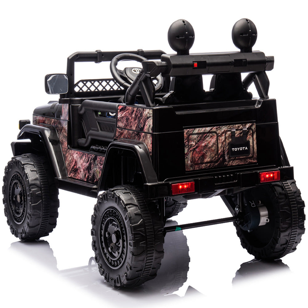 Chipolino masinuta electrica Toyota FJ Cruiser 3-8 ani Granite Army