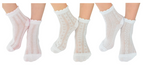 Noviti soseta fete jacquard pana la glezna 0-18 luni si 19-34 - 1 pereche