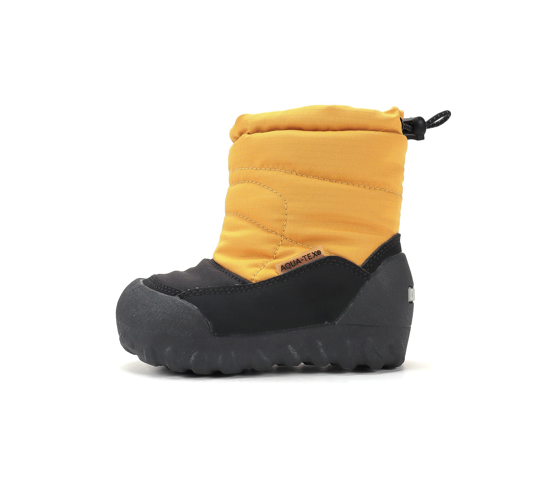 D.D.Step cizme baieti Aqua-Tex impermeabile si imblanite 22-33 Lemon cu negru Imagine secundară a produsului