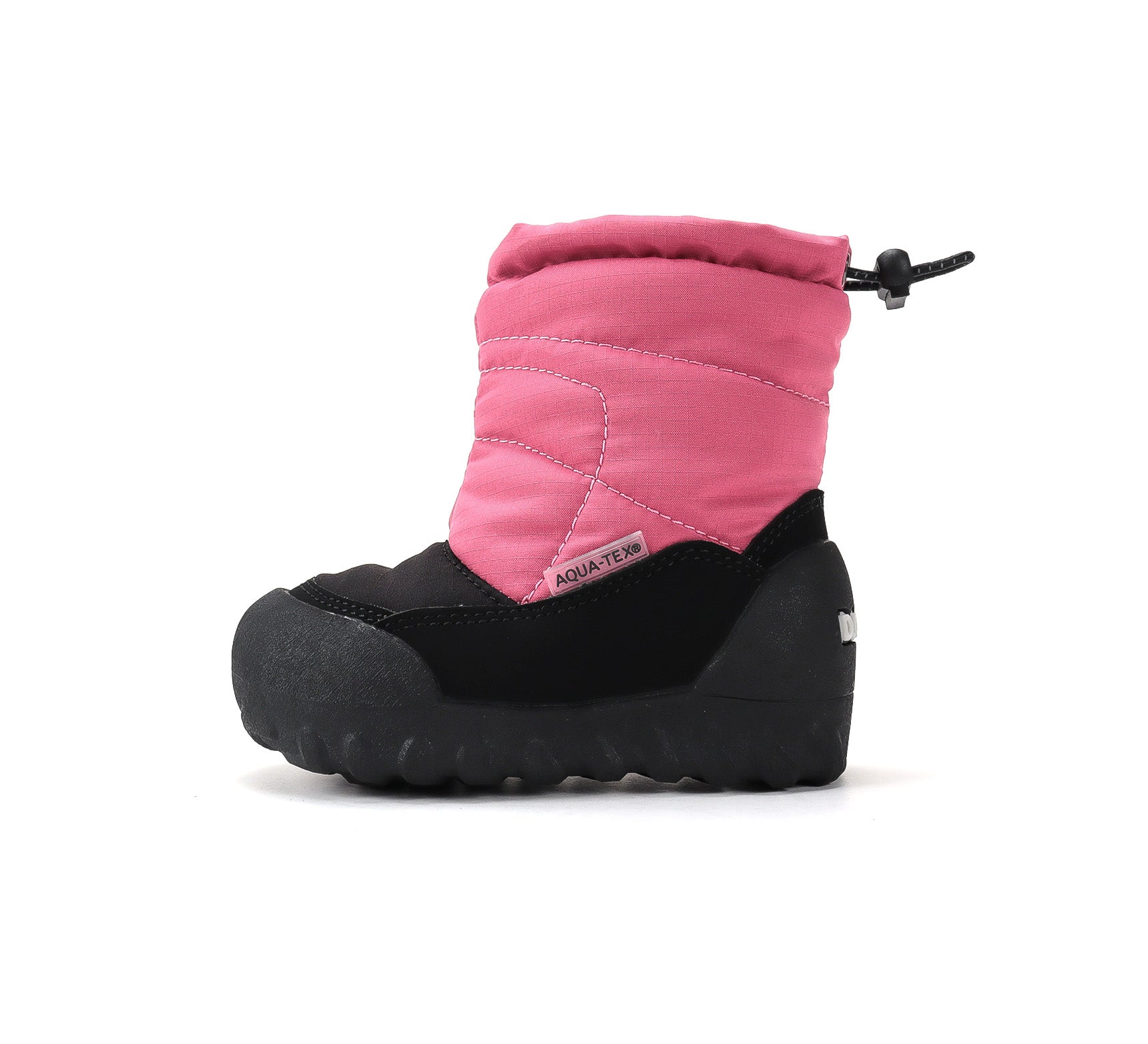 D.D.Step cizme fete Aqua-Tex impermeabile si imblanite 22-33 Hot Pink cu negru Imagine secundară a produsului