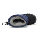 D.D.Step cizme baieti Aqua-Tex impermeabile si imblanite 22-33 Marine cu negru