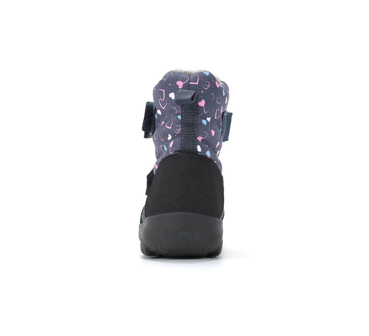 D.D.Step ghete fete Aqua-Tex captusite 22-33 Royal Blue cu inimioare