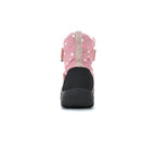D.D.Step ghete fete Aqua-Tex captusite 22-33 Baby Pink cu inimioare