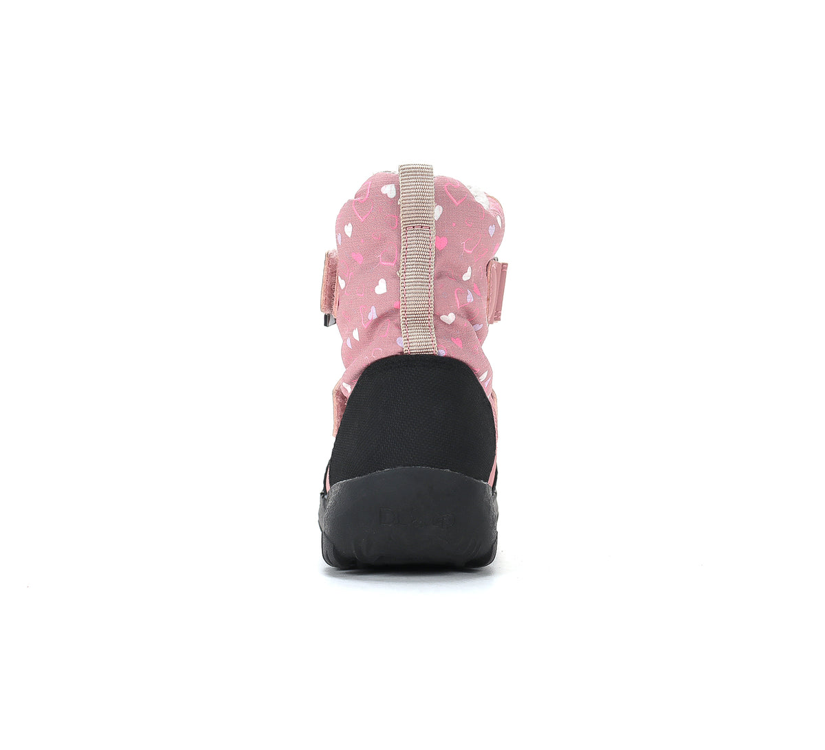 D.D.Step ghete fete Aqua-Tex captusite 22-33 Baby Pink cu inimioare